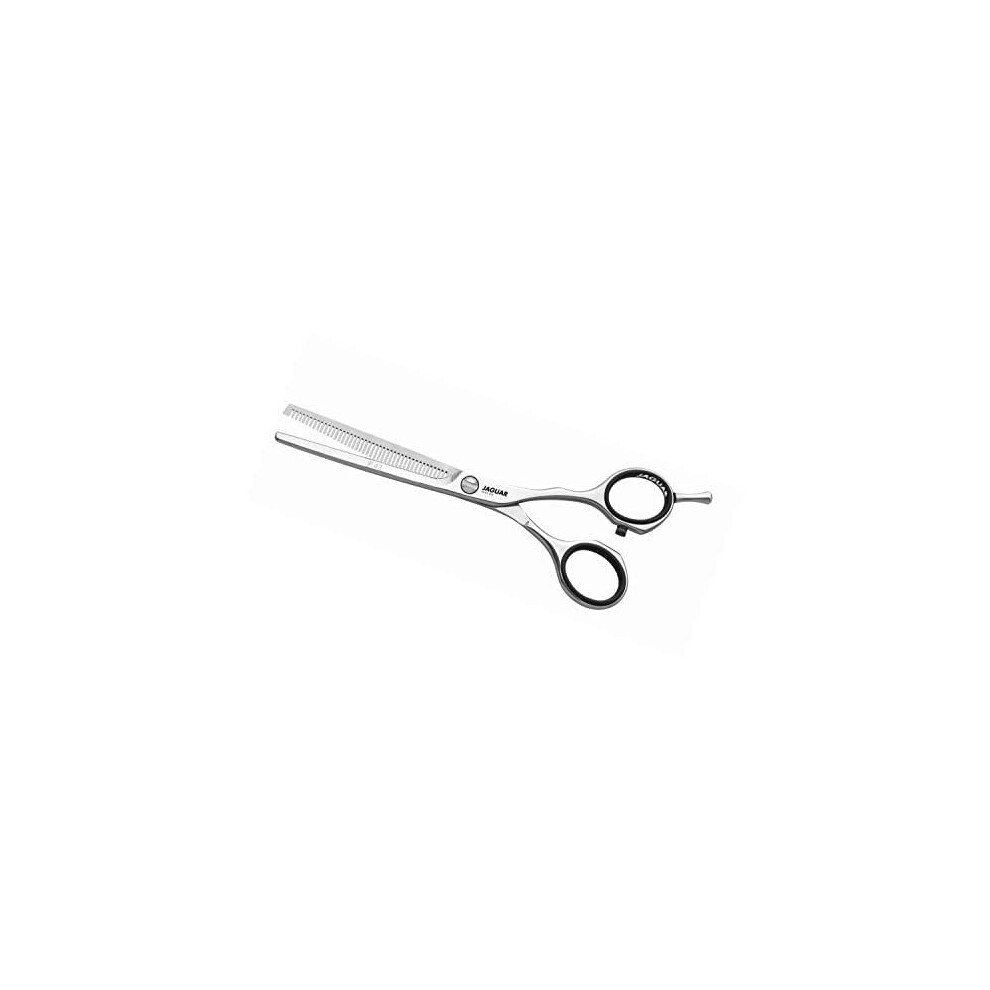 Jaguar White Line JP 43 Offset Texturing Scissors, 6-Inch Length, Silver, 0.03698 kg