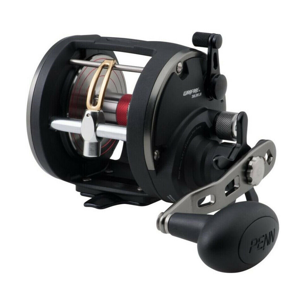 PENN Warfare 30 Level Wind LH Bait Caster Reel Coarse Carp Pike Sea Saltwater