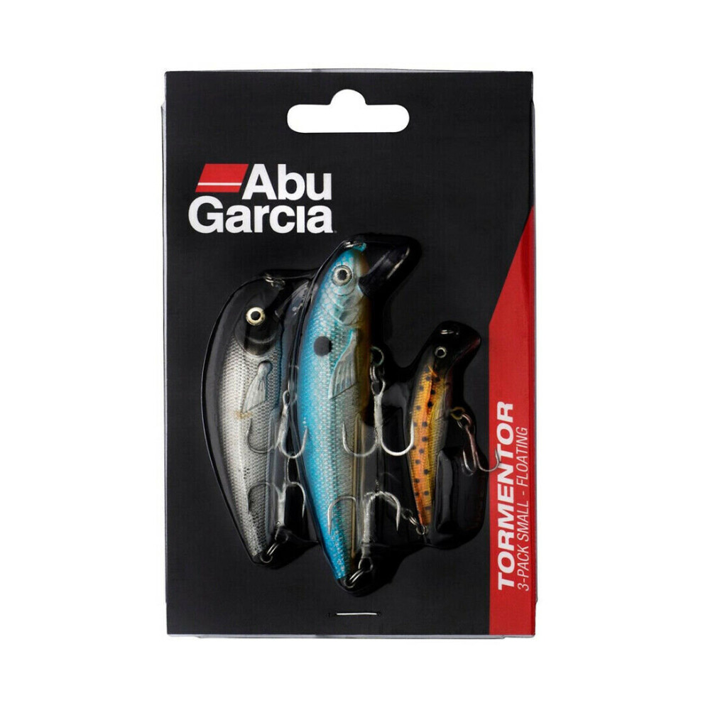 Abu Garcia Tormentor Small 3Pk Floating Fishing Lure Coarse Carp Pike Trout Salmon
