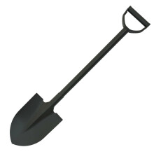 MFH Army Style Steel Shovel Type I D-handle OD Green Pouch Bushcraft Camping