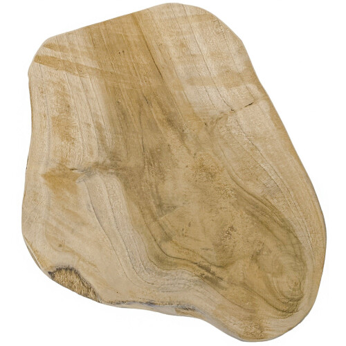 Large Teak Wooden Rustic Plate Tree Slices Cheese Board Chopping Board 1