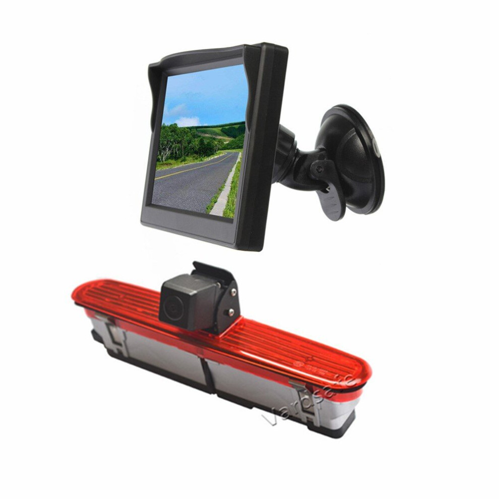 Reversing Camera & Suction Cup Rear View Monitor For Fiat Doblo/Opel Combo/Vauxhall Combo/Ram Promaster City 764481232243
