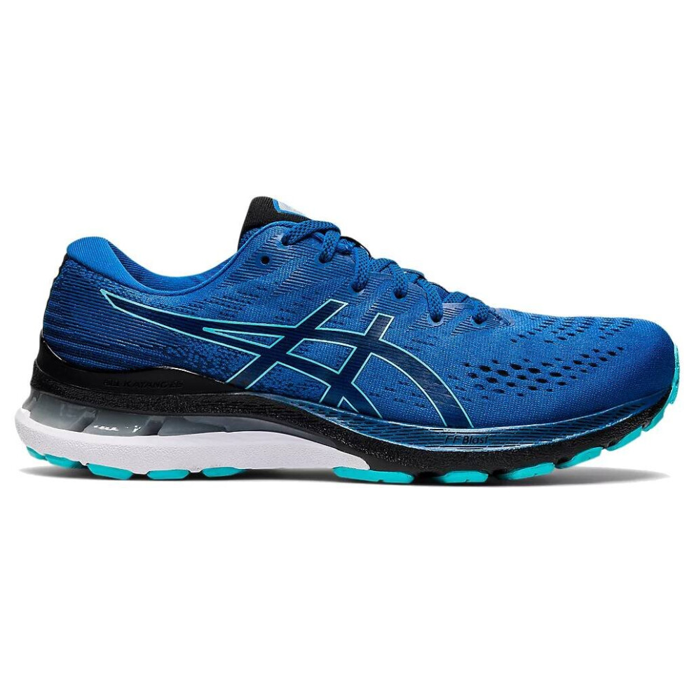 (10.5 UK) Asics GEL-Kayano 28 Men's Road Running Shoes, Lake Drive/Black