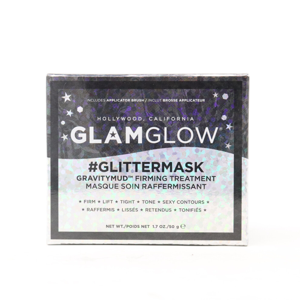 Glamglow Glitter Mask Gravitymud Firming Treatment  1.7oz/50g New With Box