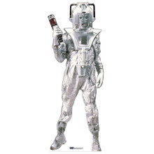 Classic Cyberman BBC Doctor Who Lifesize Cardboard Cutout/Standee