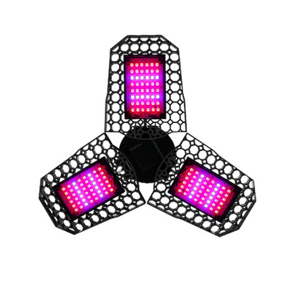 LED Plant Growth Light Greenhouse Lights Folding Three-Leaf Deformation Lamp