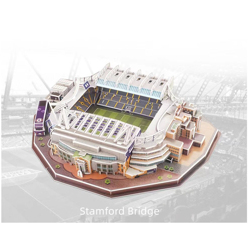 (Stamford Bridge (Chelsea)) European Football Club Stadium 3D Puzzle