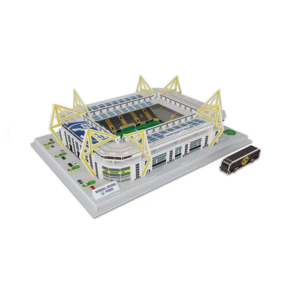 (Iduna Signal Park Stadium (Dortmund)) European Football Club Stadium 3D Puzzle-image-OPC-P9555GS-NEW