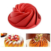 Sweet Candy Bakery Cake Spiral Gugelhupf Silicone Baking Mould Baking Mould Baking Mould Baking Mould Baking Mould Oven Mould