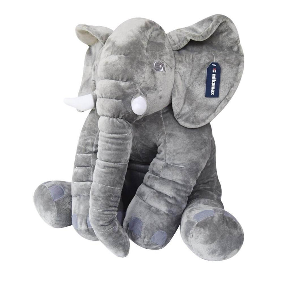 Plush Toy, Elephant - Grey - 60 cm