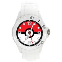 White Silicone Band Quartz Watch for Pocket Monsters Fans
