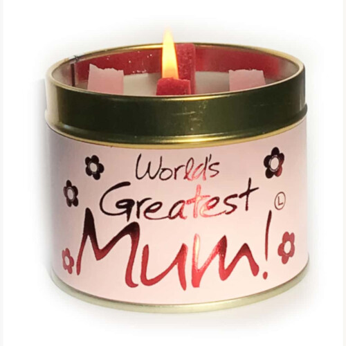 Lily-Flame Lily Flame Worlds Greatest Mum Tin Candle