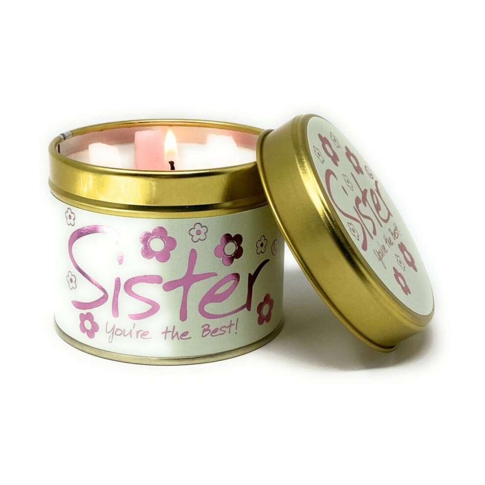 Lily-Flame Lily Flame Sister Scented Tin Candle Pink