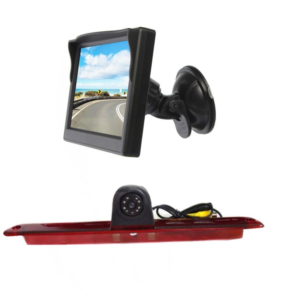 Reversing Backup Camera & Suction Cup Rear View Monitor For Mb Sprinter Vw Crafter Light 764481232359