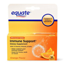 Equate Immune Support Dietary Supplement, Orange, 10 Ct
