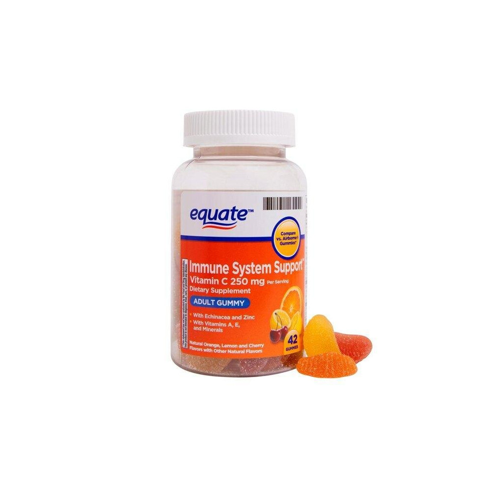 Equate Immune Support Vitamin C Gummies, 250 Mg, 42 Ct
