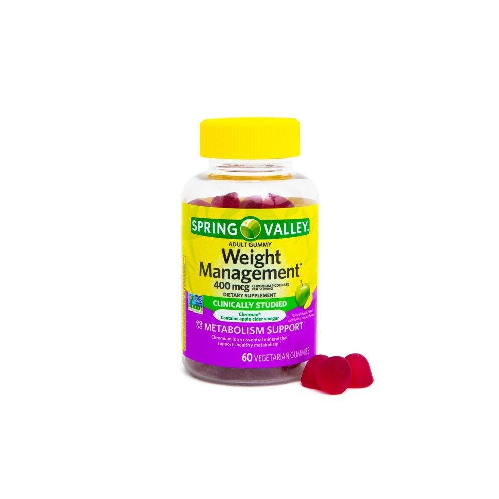 Spring Valley Weight Management Vegetarian Gummies, 60Ct