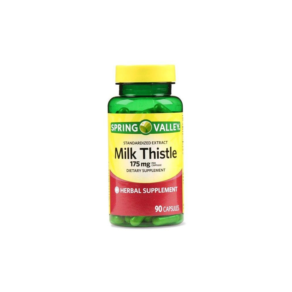 Spring Valley Milk Thistle Extract Capsules, 175 mg, 90 Count