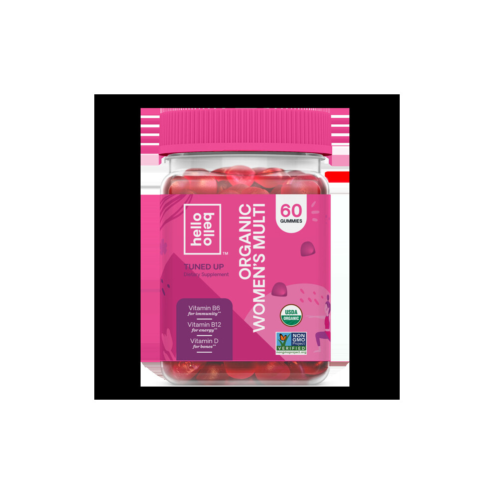 Hello Bello Organic Women's Multi Vitamin Gummy, 60Ct