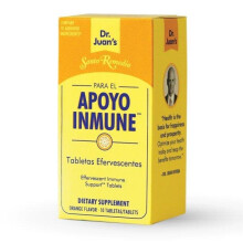 Santo Remedio Para El Apoyo Inmune, Effervescent Immune Support Tablets with Vitamin C, Orange Flavor, 10 Ct
