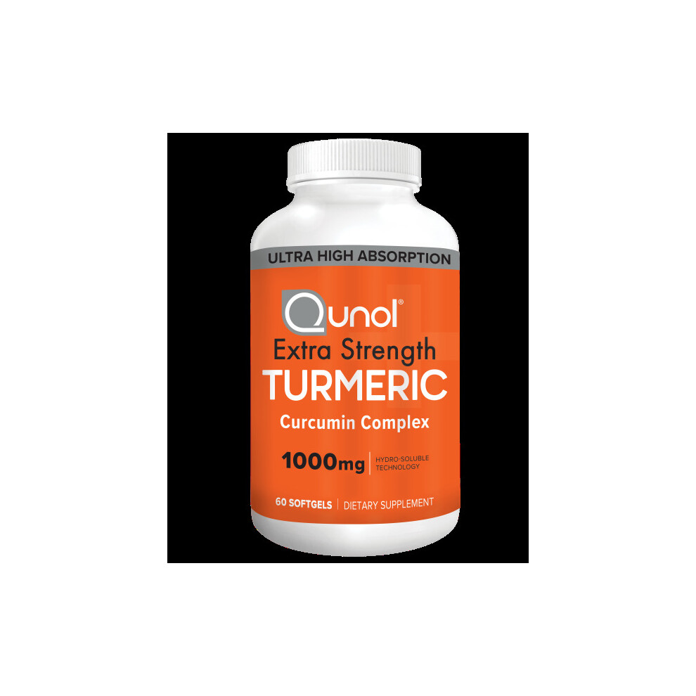 Qunol Extra Strength Turmeric Supplement Capsules, 1000Mg, 60Ct.