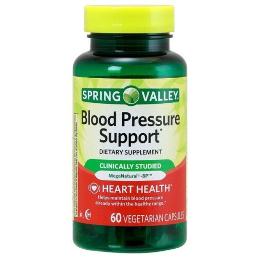 Spring Valley Blood Pressure Support 60 Vegetarian Capsules