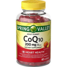 Spring Valley CoQ10 Adult Gummies, 200 Mg, 60 Ct