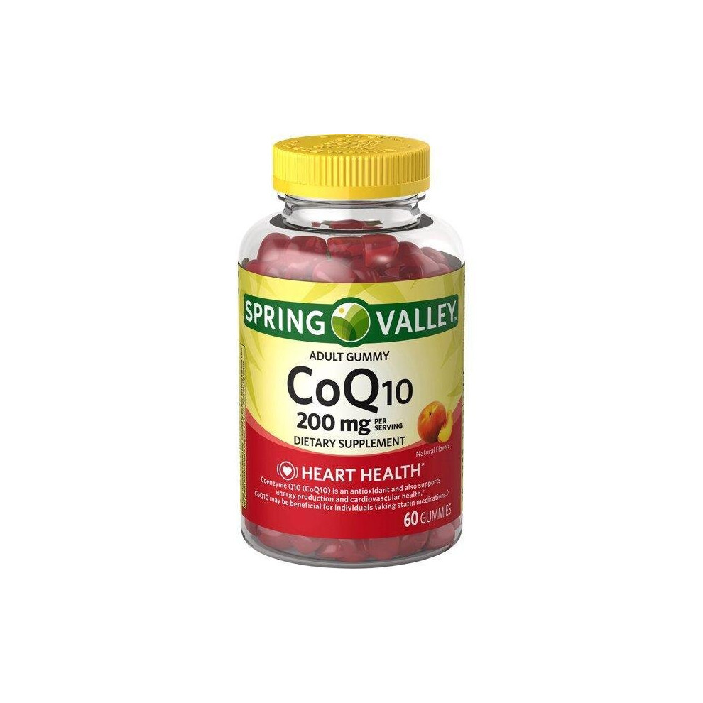 Spring Valley Coq10 Adult Gummies, 200 Mg, 60 Ct