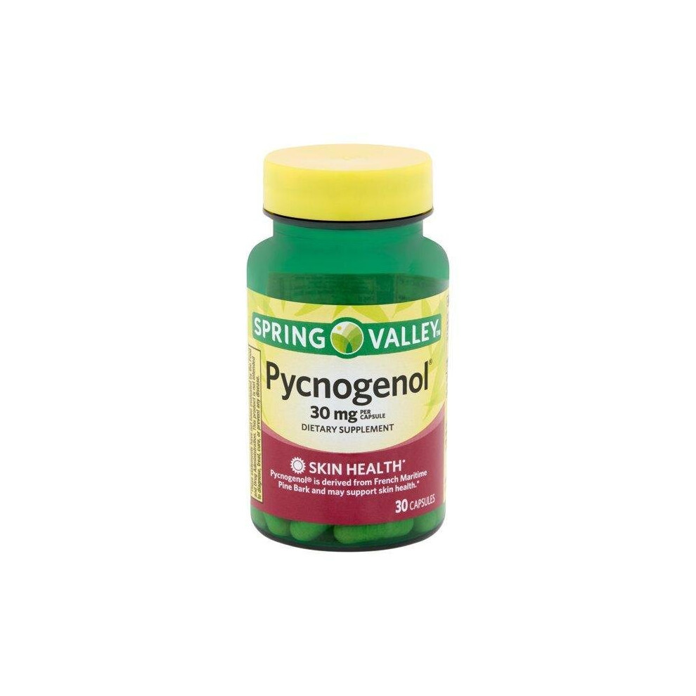 Spring Valley Pycnogenol Capsules, 30 Mg, 30 Count