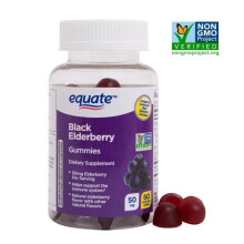 Equate Black Elderberry Gummies, Immune Health Support, 60 Ct