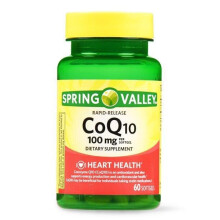 Spring Valley CoQ10 Rapid Release Softgels, 100 mg, 60 Count