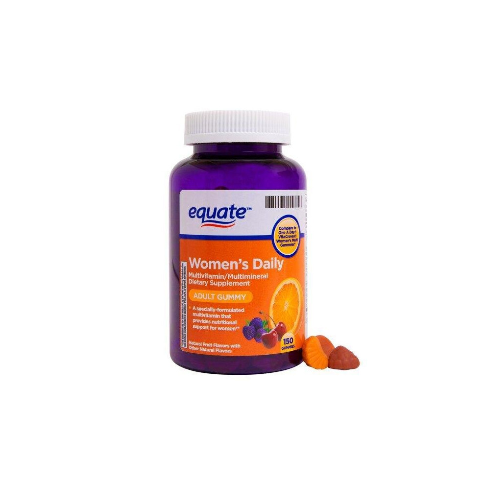 Equate Once Daily Women's Multivitamin Gummies, 150 Ct