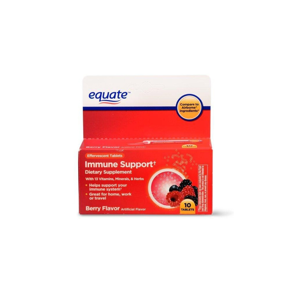 Equate Immune Support Dietary Supplement, Berry, 10 Count