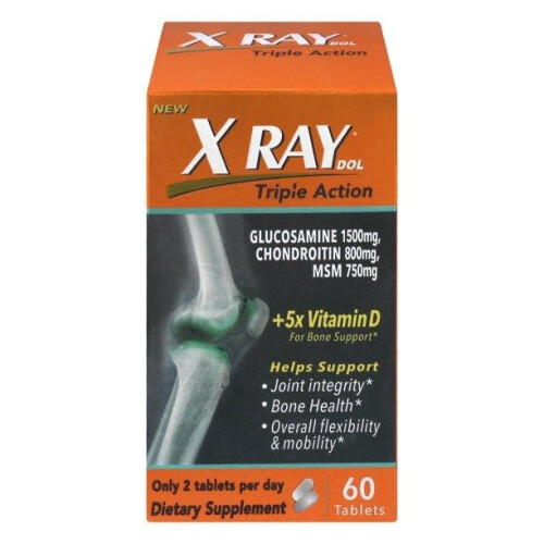 X-Ray Dol Triple Action Joint Supplement Tablets, 60 Ct