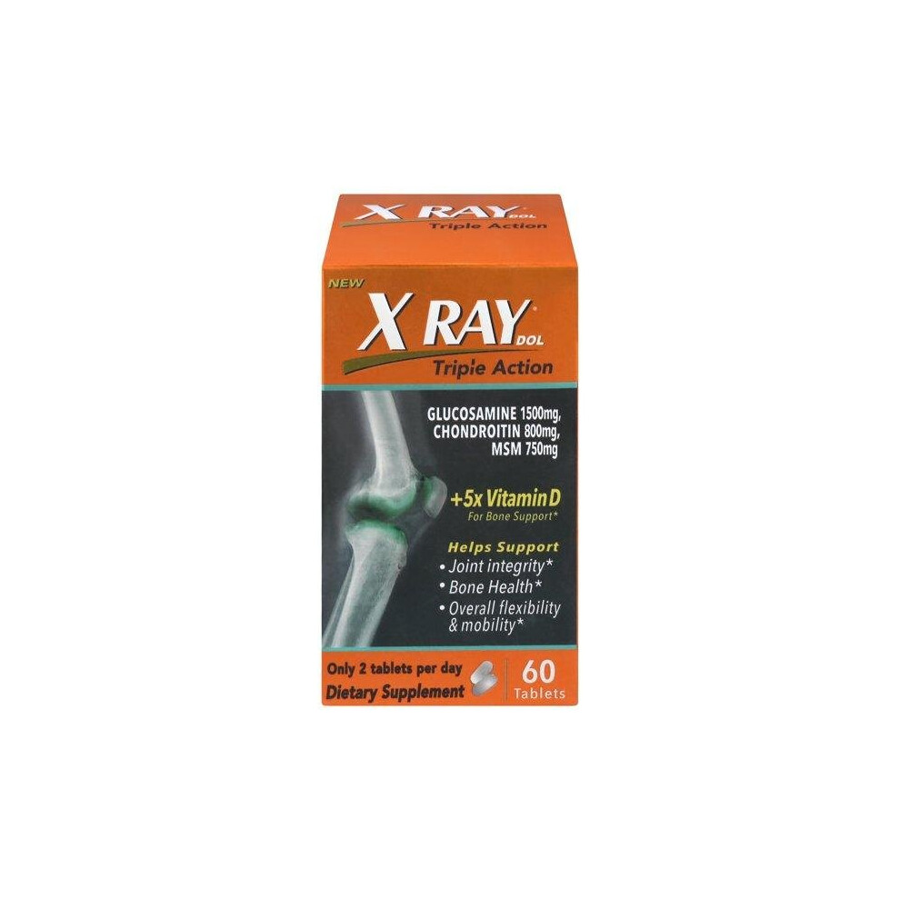 X-Ray Dol Triple Action Joint Supplement Tablets, 60 Ct