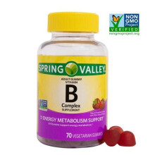 Spring Valley Vegetarian Vitamin B Complex Gummies, 70 Ct