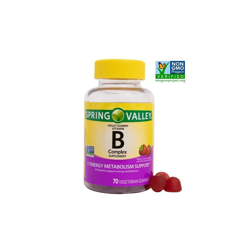Spring Valley Vegetarian Vitamin B Complex Gummies, 70 Ct