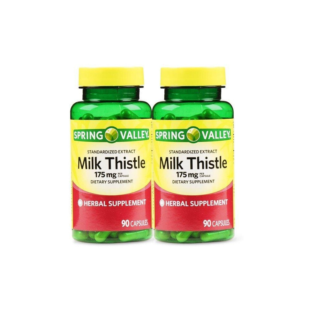 Spring Valley Milk Thistle Extract Capsules, 175Mg, 180 Count