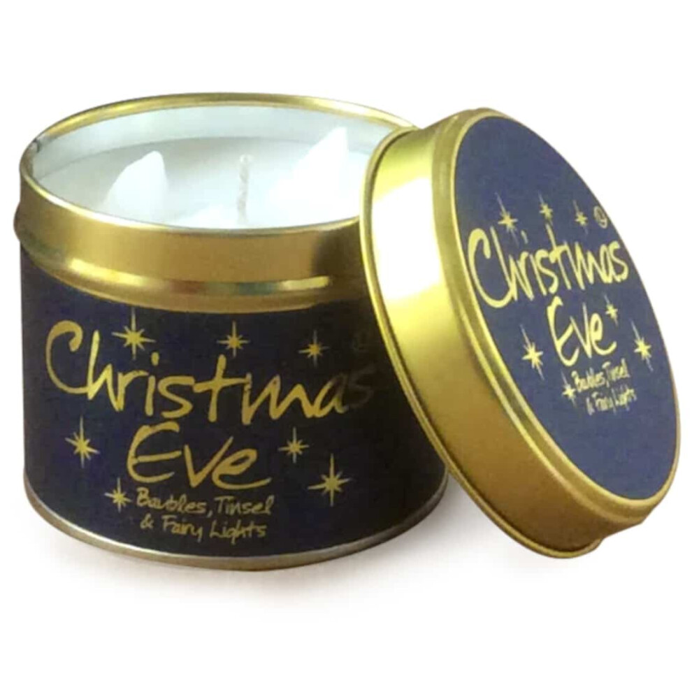 Lily Flame Christmas Eve Tin Candle