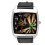 Black Leather Square Watch for Darts Fans 1