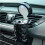 LED Portable Car Ashtray with Lid Diamond Pattern Ashtray-Black 1