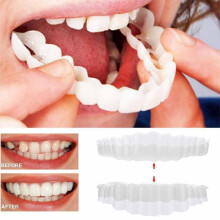 Smile Snap On Upper False Teeth Lower Dental Veneers Dentures Tooth Cover