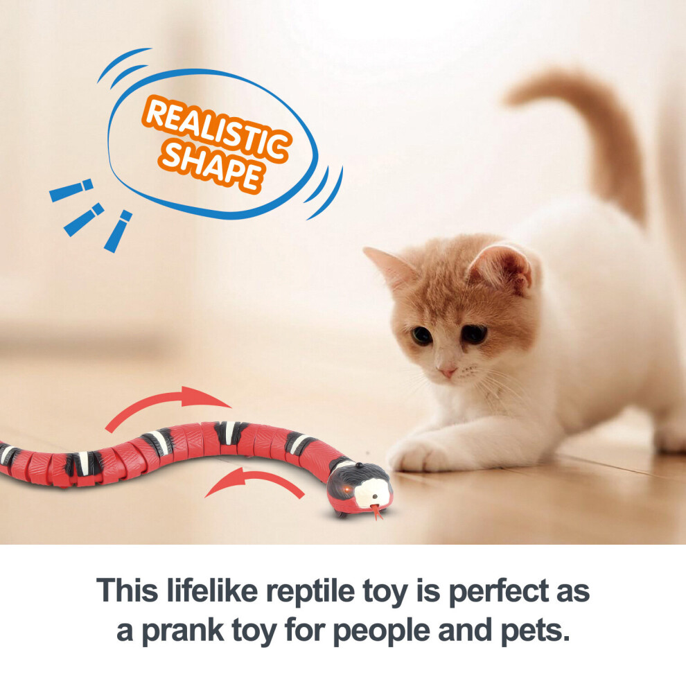 Smart Sensing Snake Cat Toys Electron Interactive Toys For Cats USB Chargin Hot