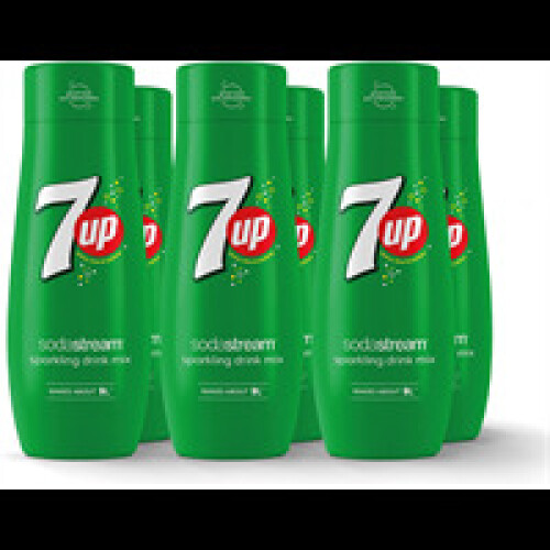 SodaStream 6 x SodaStream 7UP Sparkling Drink Mix 440 ml