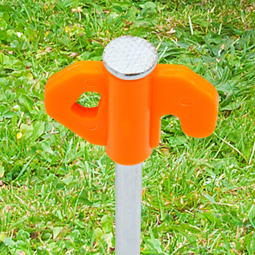 Milestone 20 Heavy Duty Tent Pegs / 20cm Length / Includes Plastic Storage Case 1
