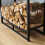NEO Neo Black Firewood Log Rack With Hooks 4