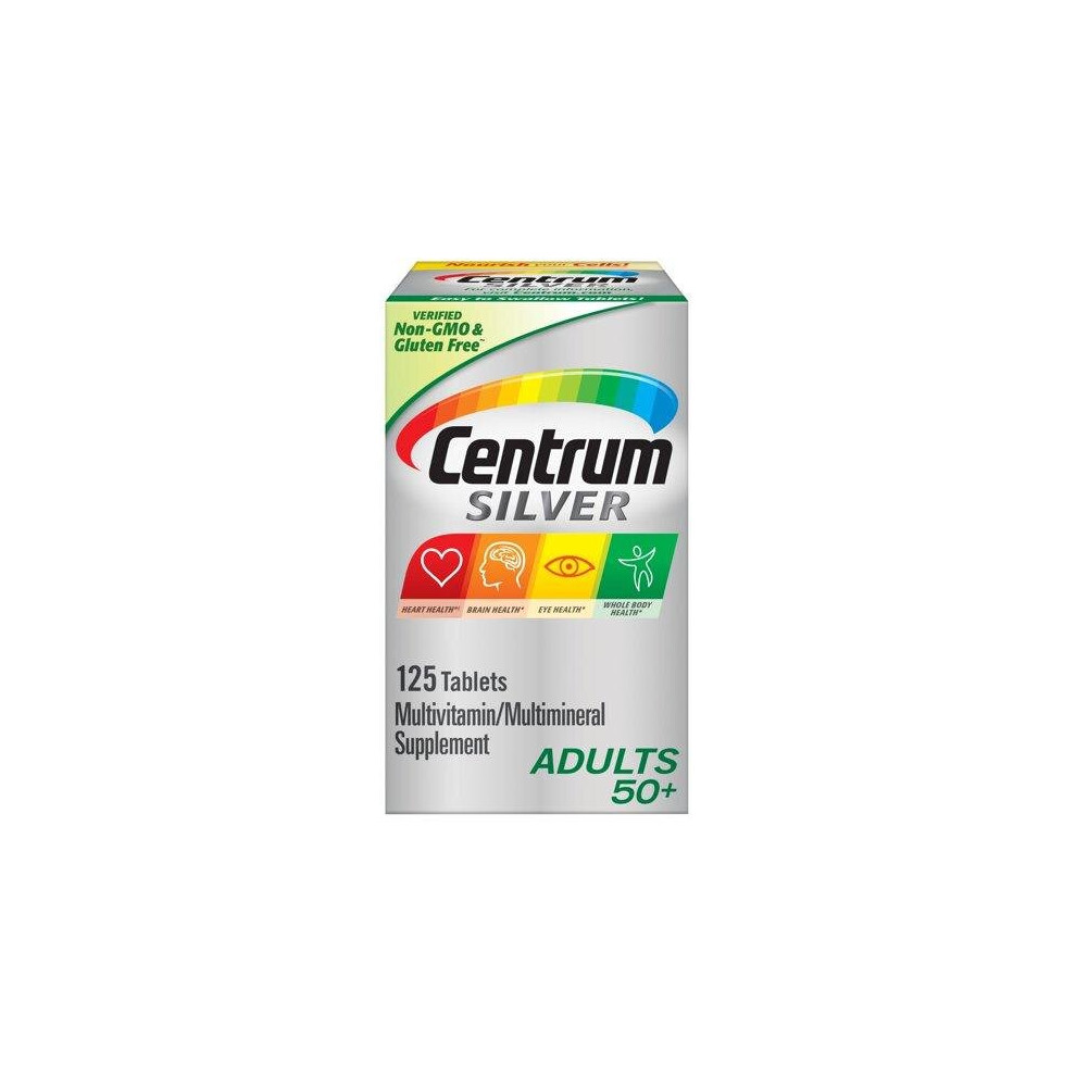 Centrum Silver Multivitamin for Adults 50 Plus, Multivitamin/Multimineral Supplement - 125 Count