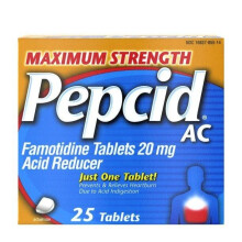 Pepcid AC Maximum Strength for Heartburn Prevention & Relief, 25 ct