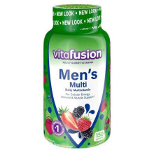 VitaFusion, Multivitamin dla Mężczyzn, Naturalna Owoce, 150 Gummików