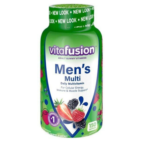VitaFusion, Männer-Multivitamin, Täglich, Natürliche Beere, 150 Gummies